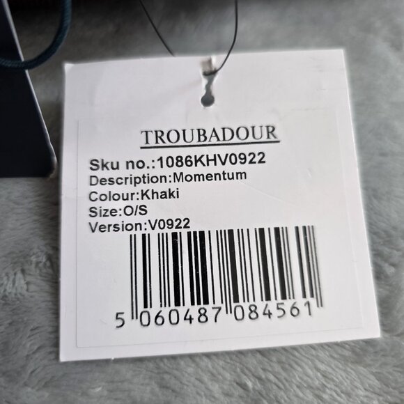 Troubadour Momentum Travel Business Backpack 13L Khaki NWT Men's / women's - Picture 10 of 12